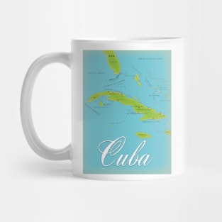 Cuban vintage map Mug